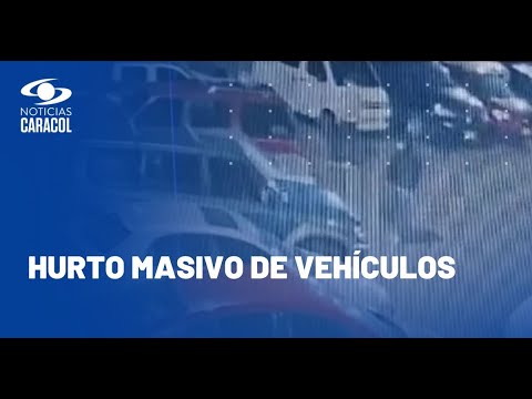 Se llevaron tres carros de un parqueadero en el sur de Bogotá