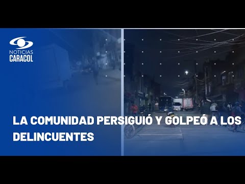 Persecución de película en Bogotá terminó con 9 carros estrellados y 9 heridos
