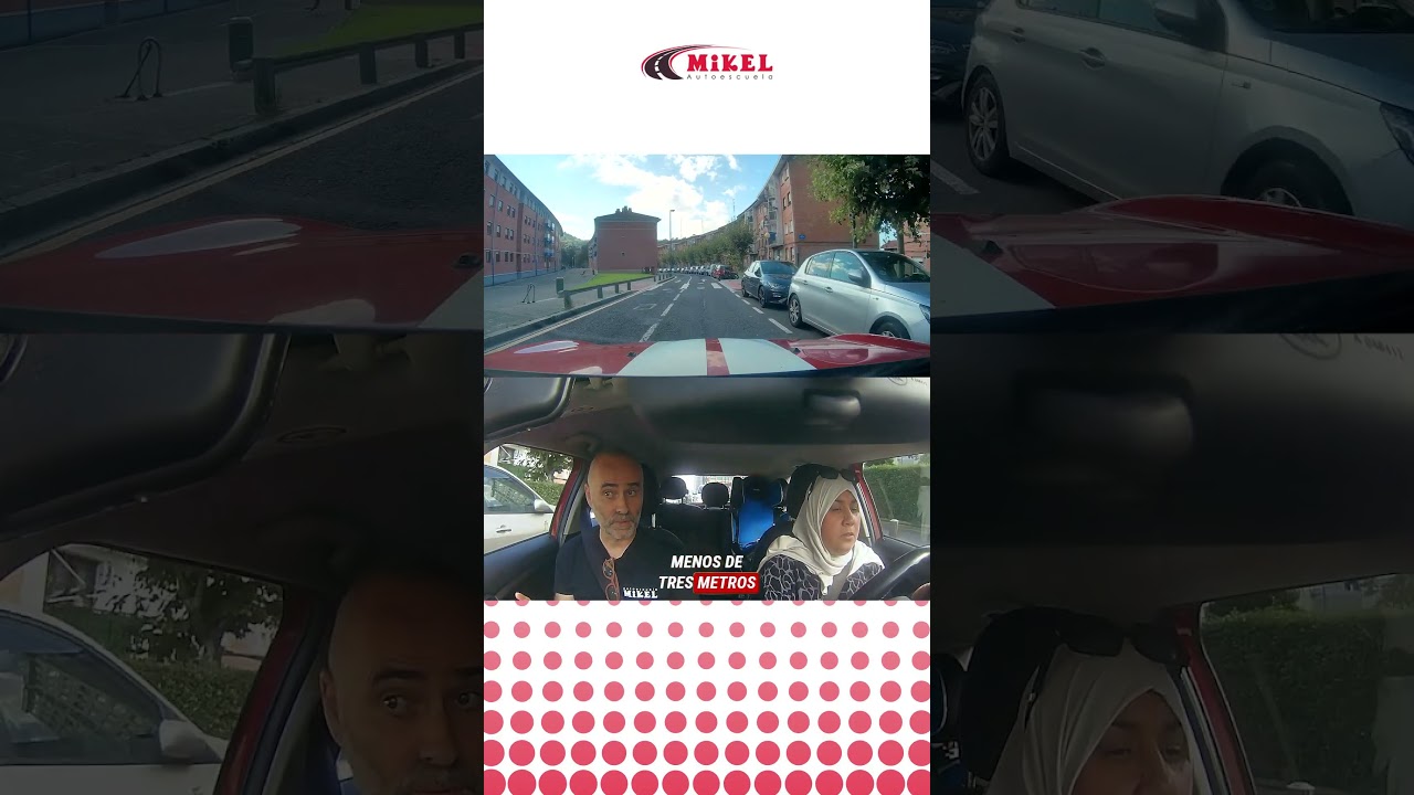 CIRCULACIÓN EN CARRIL ESTRECHO  #autoescuela #clase  #carrilestrecho #alumnado
