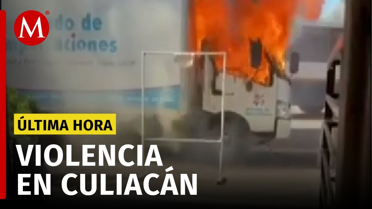 Alerta en Culiacán: Reportan quema de autos, persecución militar y poncha llantas