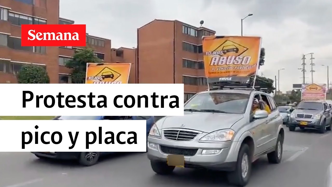 Manifestaciones de carros particulares contra el pico y placa | Semana Noticias