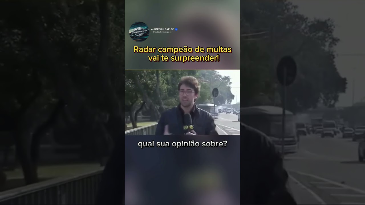 Radar campeão de multas vai te surpreender! #automobile #automotivas #carros