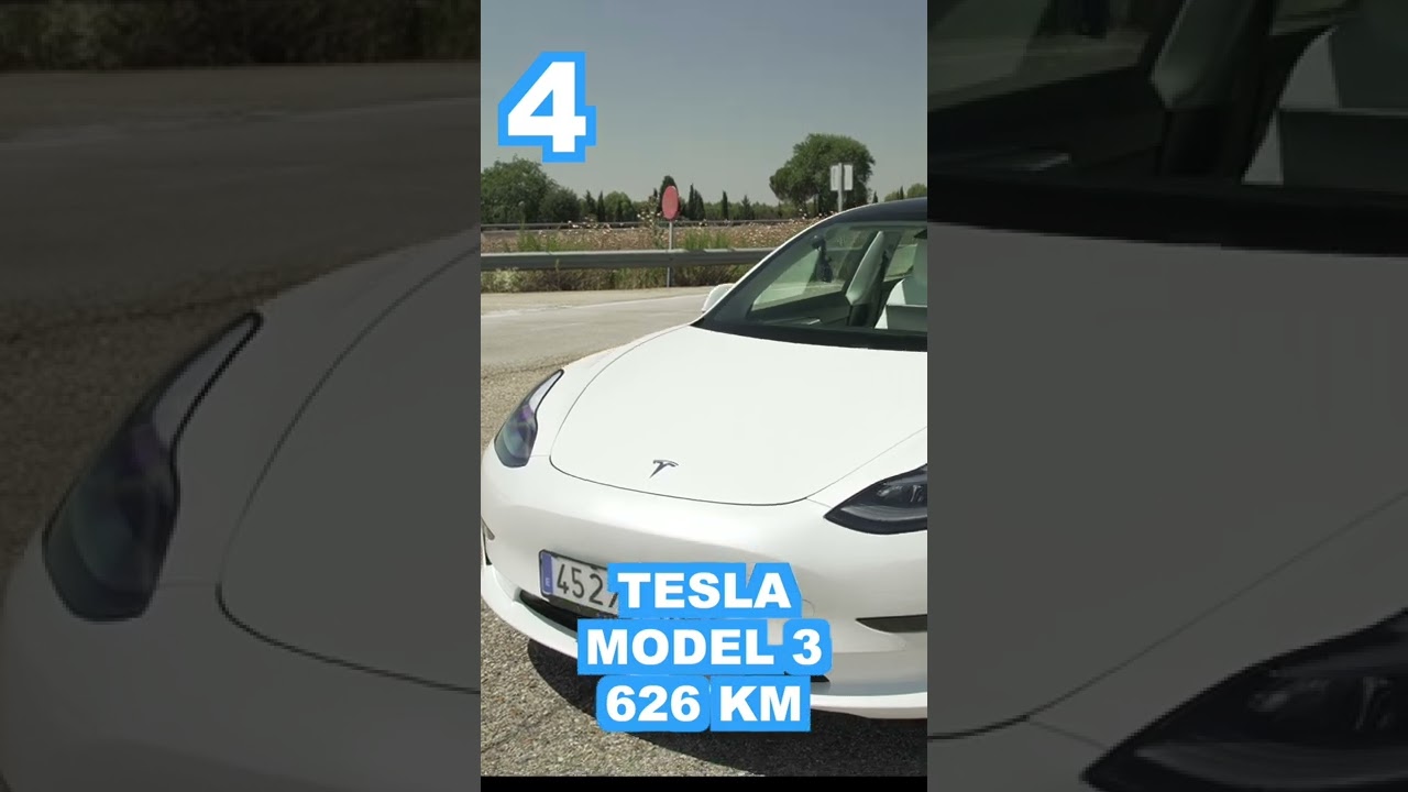 Ranking carwow de coches eléctricos – #shorts