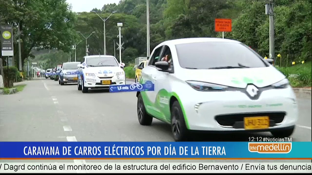 Con caravana de carros eléctricos celebraron el Día de la Tierra [Noticias] – Telemedellín