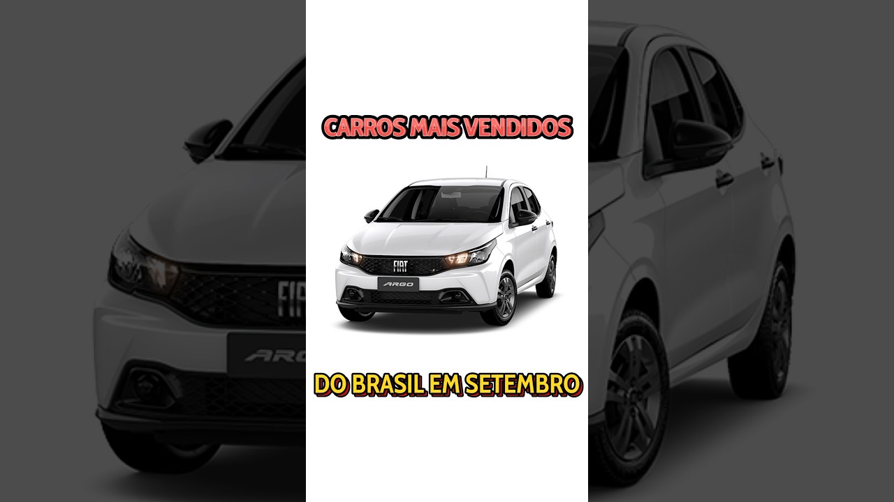 OS CARROS MAIS VENDIDOS DO BRASIL EM SETEMBRO #carros #onix #polo