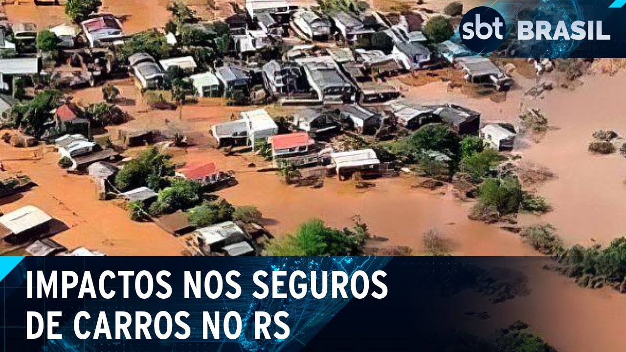 Especialistas avaliam impactos nos seguros de carros após enchentes | SBT Brasil (29/05/24)