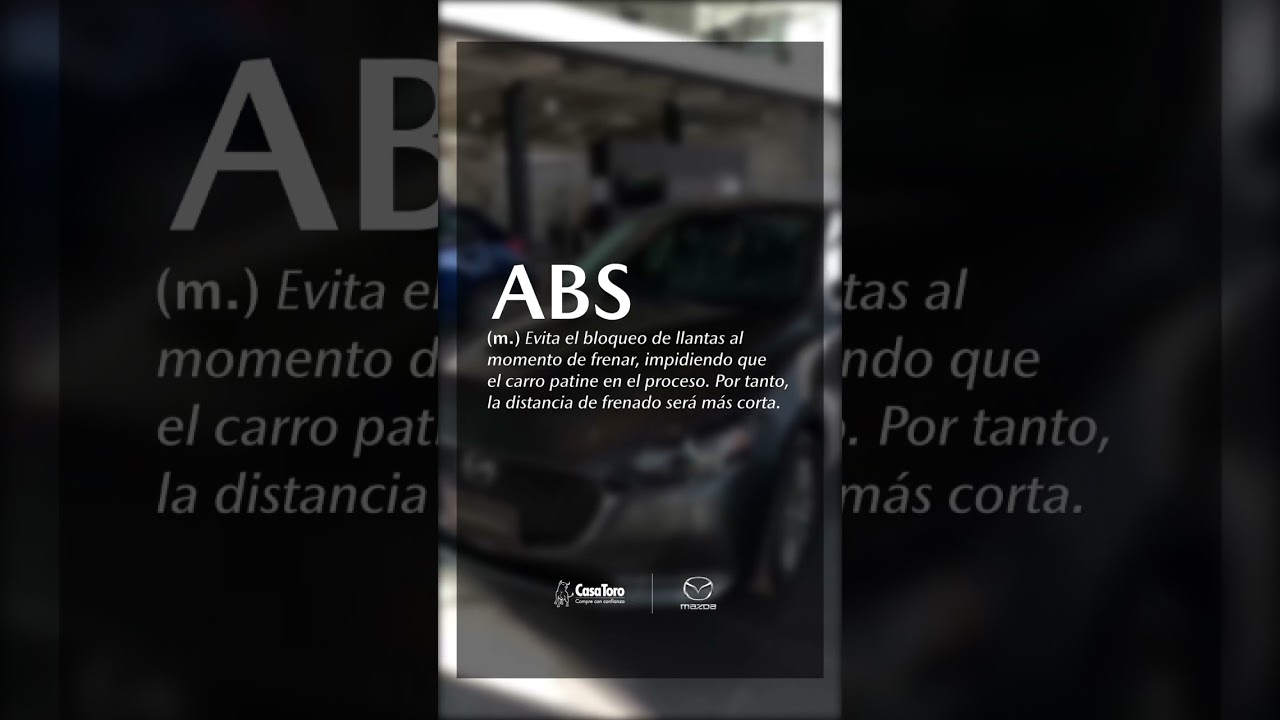 Diccionario Mazda | Frenos ABS #Mazda #CasaToroMazda #Carros #diccionario #Casatoro #aprender