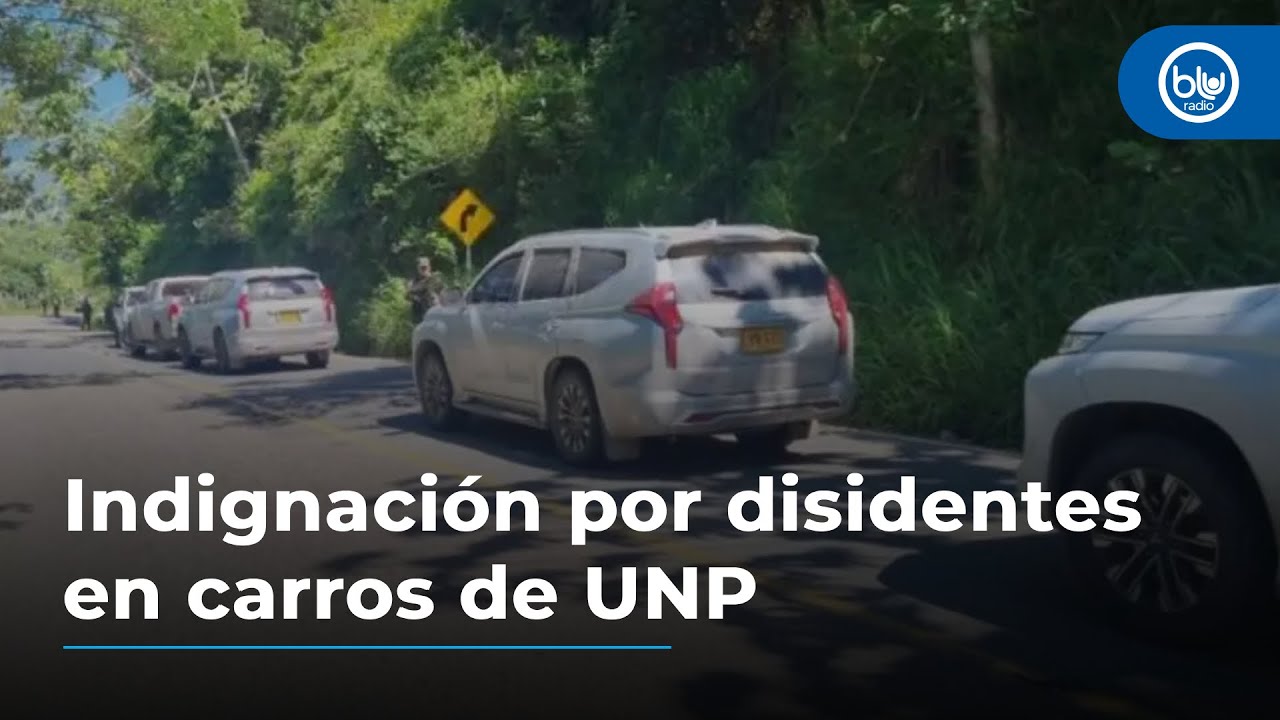Indignación por disidentes en carros de UNP: gobernador de Antioquia pide presencia de Fiscalía