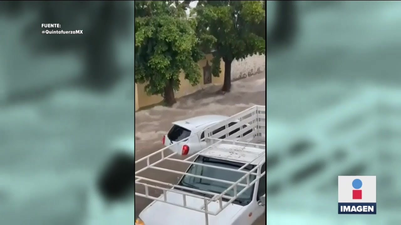 Corrientes provocadas por lluvias arrastraron carros en Culiacán | Noticias con Ciro Gómez Leyva