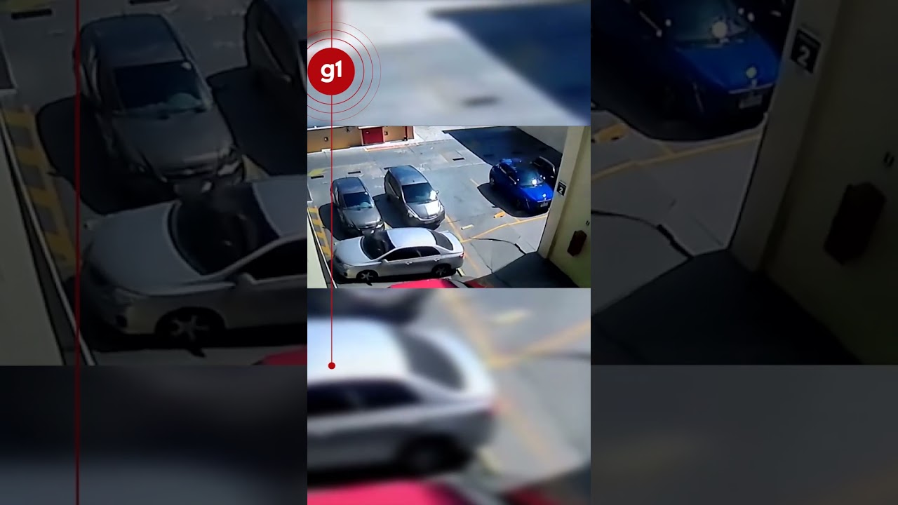Laje desaba, e #carros caem dentro de #shopping em Osasco; não há feridos #g1 #shorts