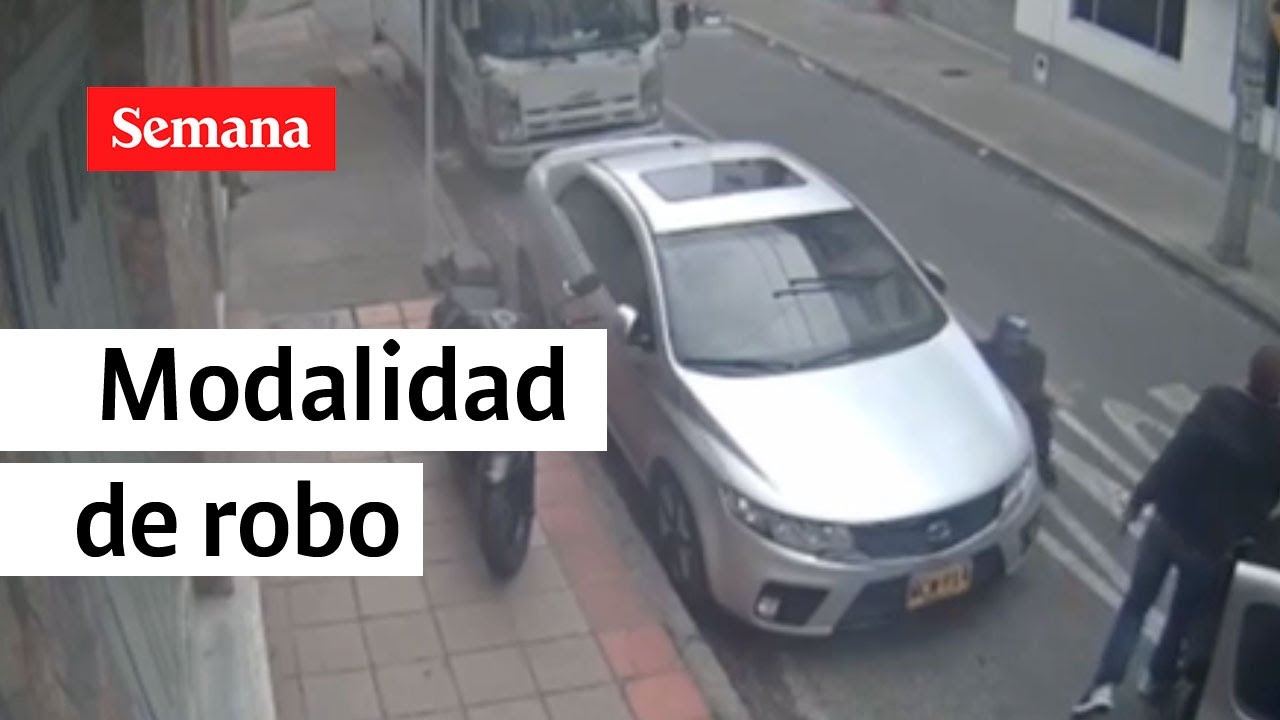 Así se roban los computadores de los carros en Bogotá | Semana Noticias