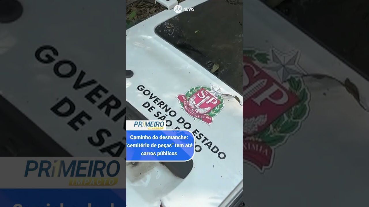 Caminho do desmanche: “cemitério de peças” tem até carros públicos