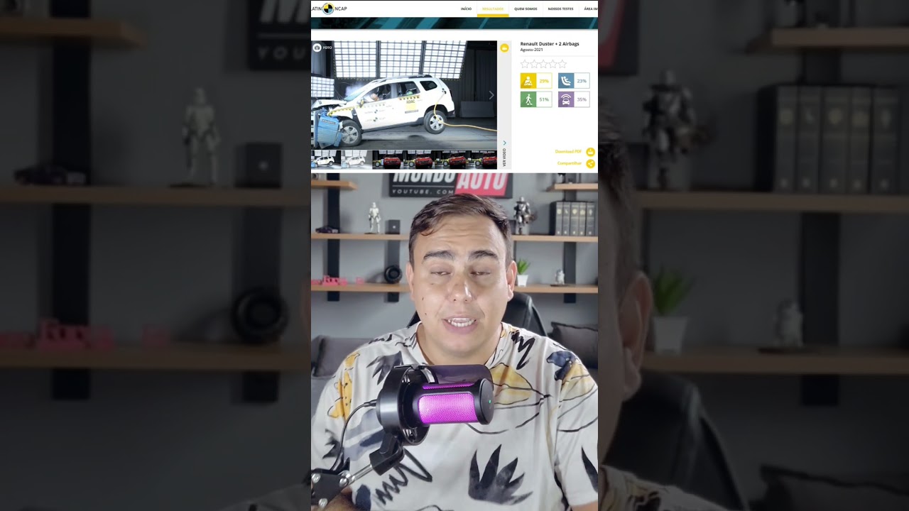 3 CARROS DO TIPO “BATEU E FOI PRO CÉU” COM NOTA BAIXA EM SEGURANÇA… #automobile #car #auto