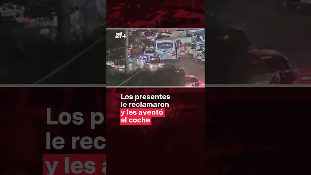 Ebrio en sentido contrario choca 5 carros y atropella 2 personas en Puebla – N+