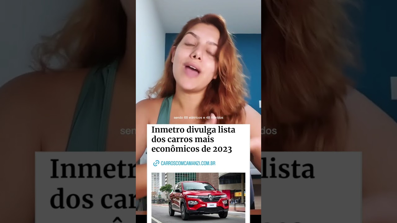 Carros mais econômicos de 2023 – Minuto do Carro #shorts