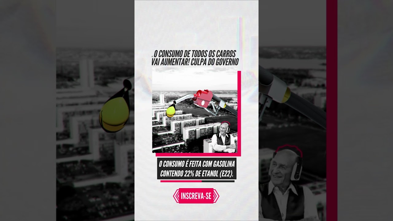 Consumo de todos os carros vai aumentar! Culpa do governo | #shorts