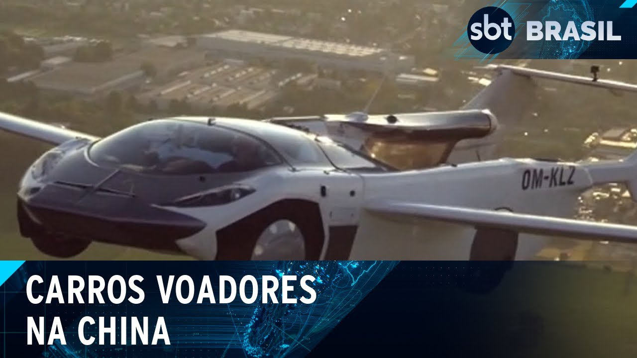 Carros voadores estão próximos de se tornarem reais na China | SBT Brasil (26/03/24)