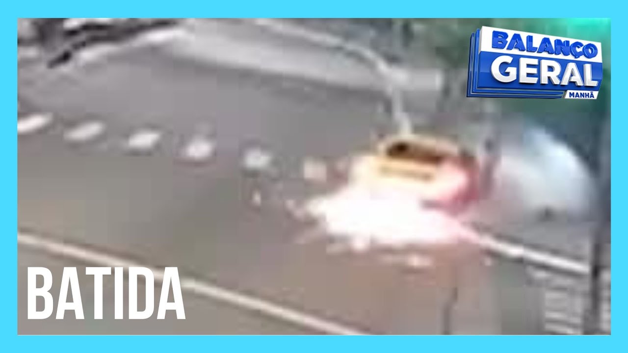 Exclusivo: novas imagens mostram momento em que carro de luxo arrasta motociclista em São Paulo