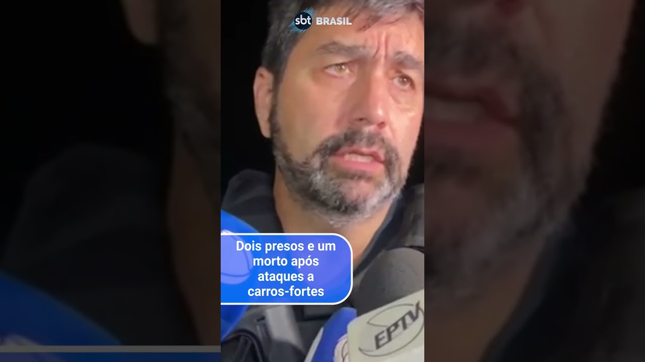 Dois presos e um morto após ataques a carros-fortes