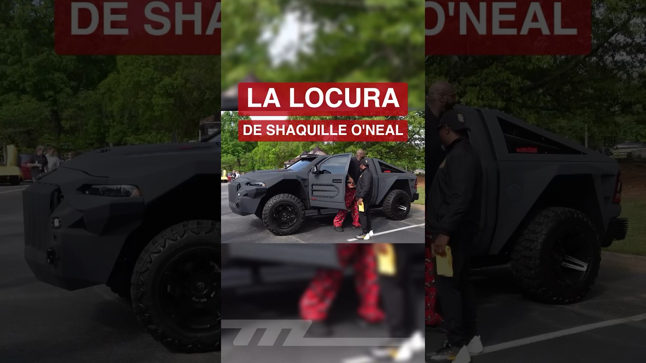 Lo de Shaquille O’Neal y sus coches es de otro planeta. Se presentó en una kdd con la Apocalypse TRX