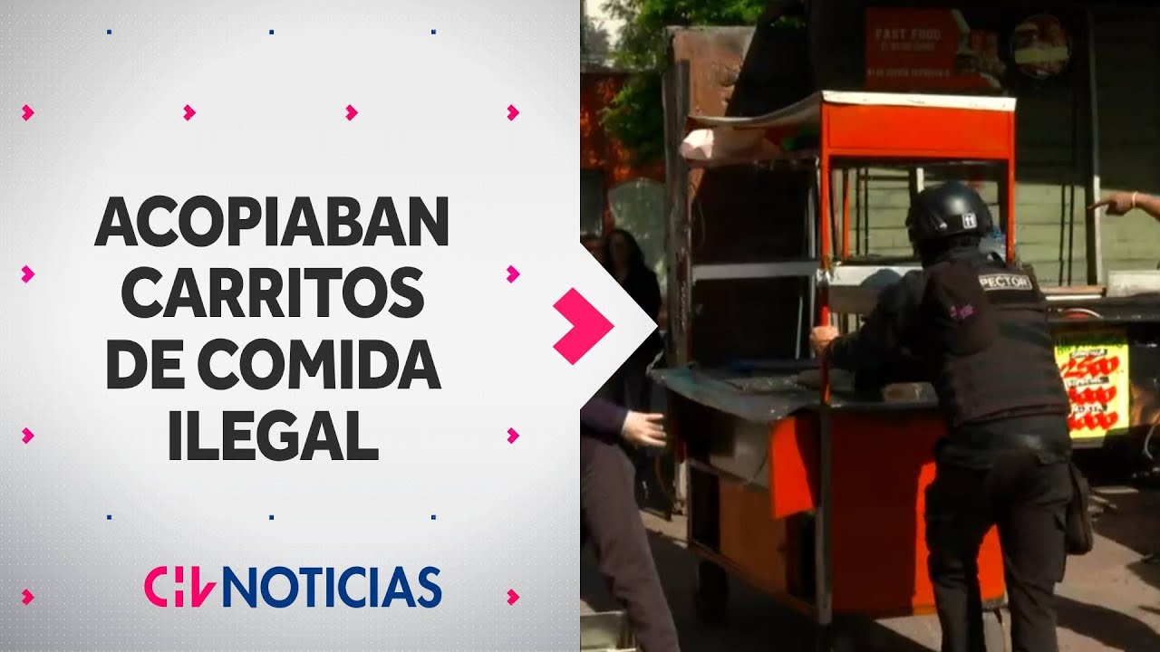 ACOPIABAN CARROS de comida ilegales en Estación Central: Cobraban $1.000 para guardar carros