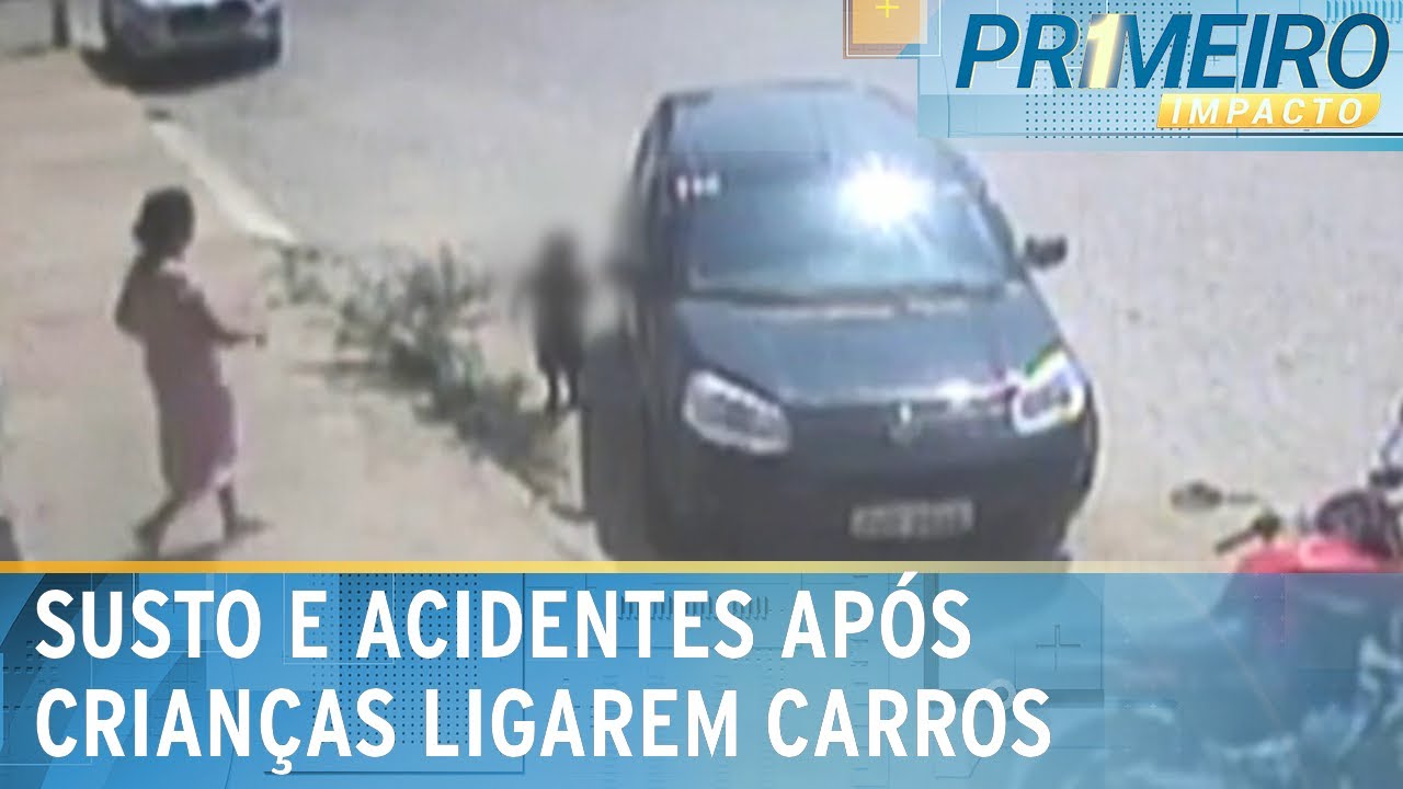 Crianças são flagradas ligando carros e provocando sustos na Bahia | Primeiro Impacto (11/10/24)