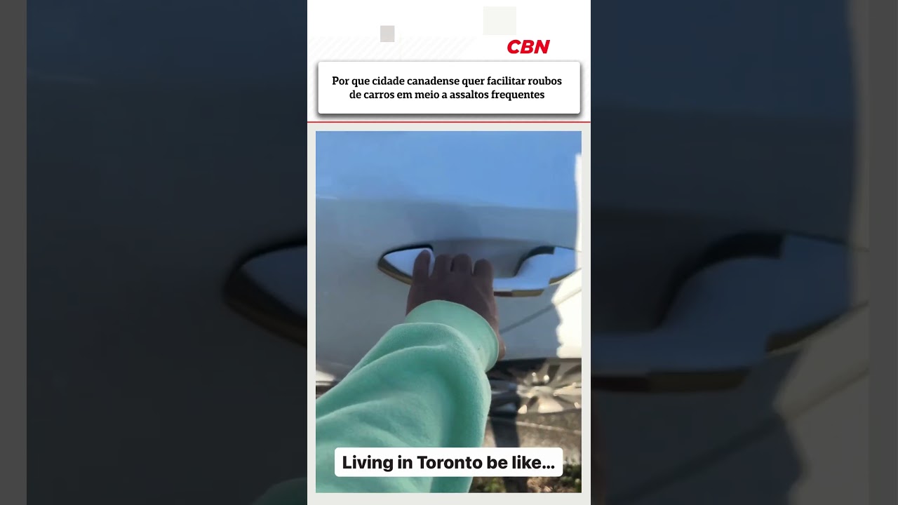 Por que cidade canadense quer facilitar roubos de carros em meio a assaltos frequentes