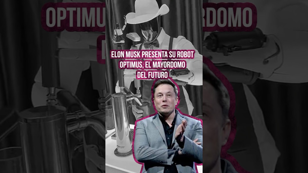 Elon Musk presenta su robot Optimus, el mayordomo del futuro.