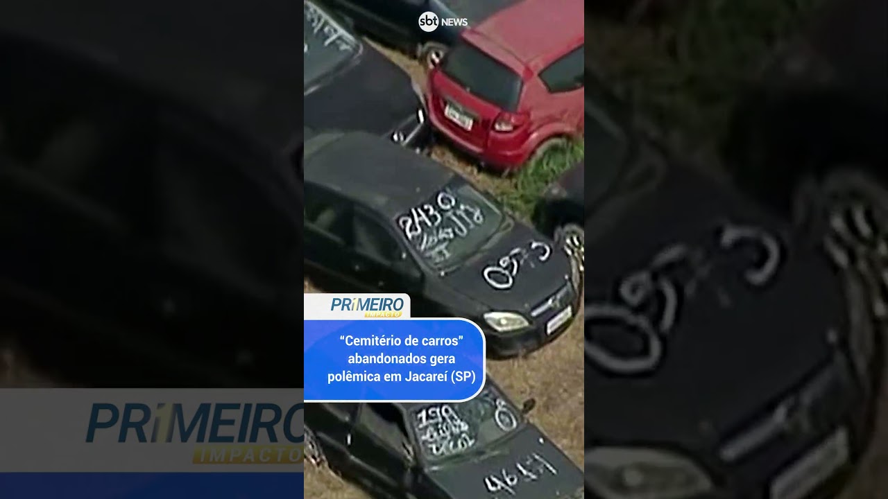 “Cemitério de carros” abandonados gera polêmica em Jacareí (SP)