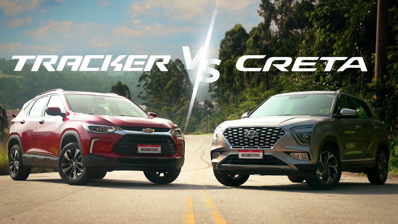 Comparativo de SUVs: Chevrolet Tracker Premier x Hyundai Creta Platinum – Descubra qual é o melhor para você!