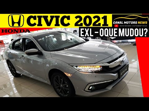 Honda Civic 2021 EXL: Conheça as Novidades e o Preço da Nova Versão