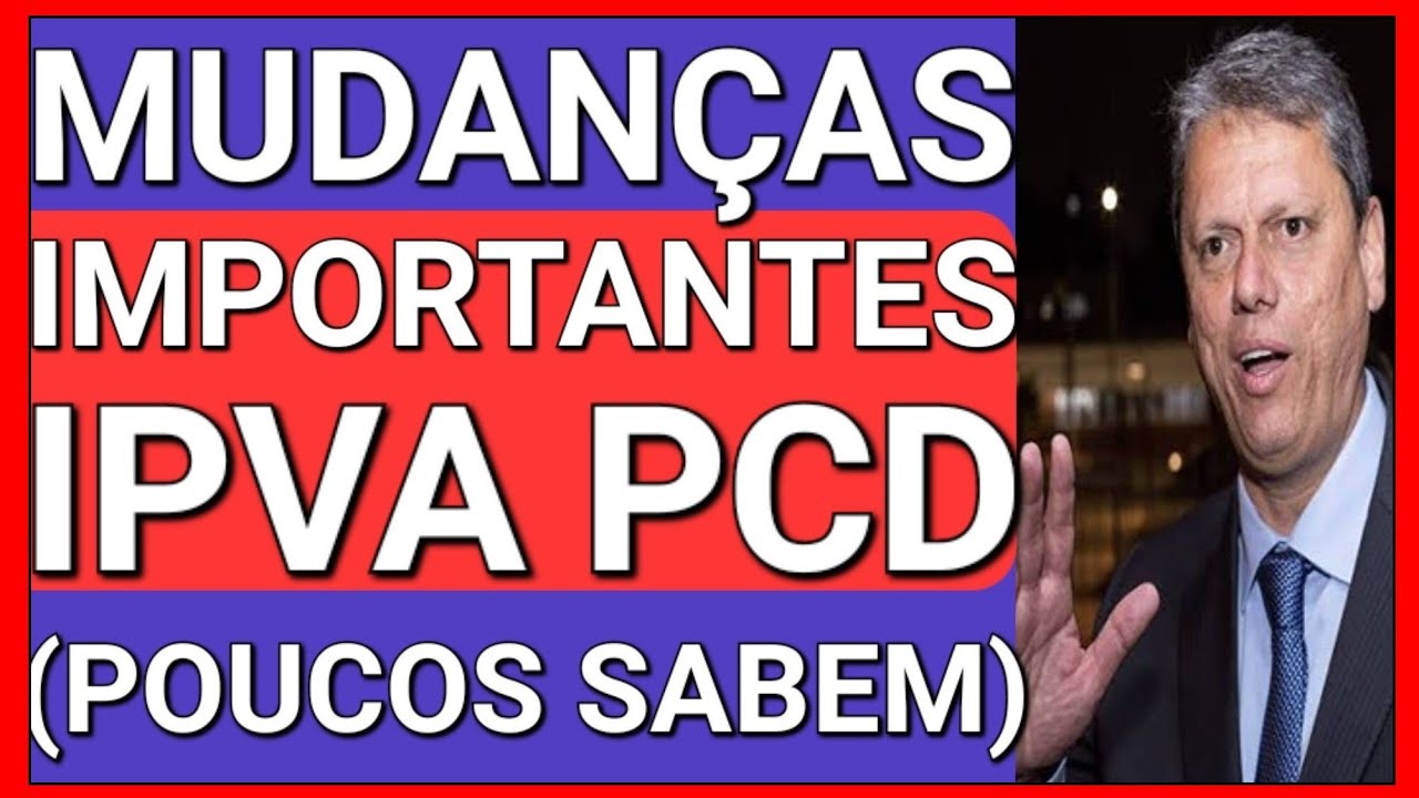 ⛔️ATENÇÃO: MUDANÇA NA ISENÇÃO DE IPVA PCD QUE POUCOS SABEM