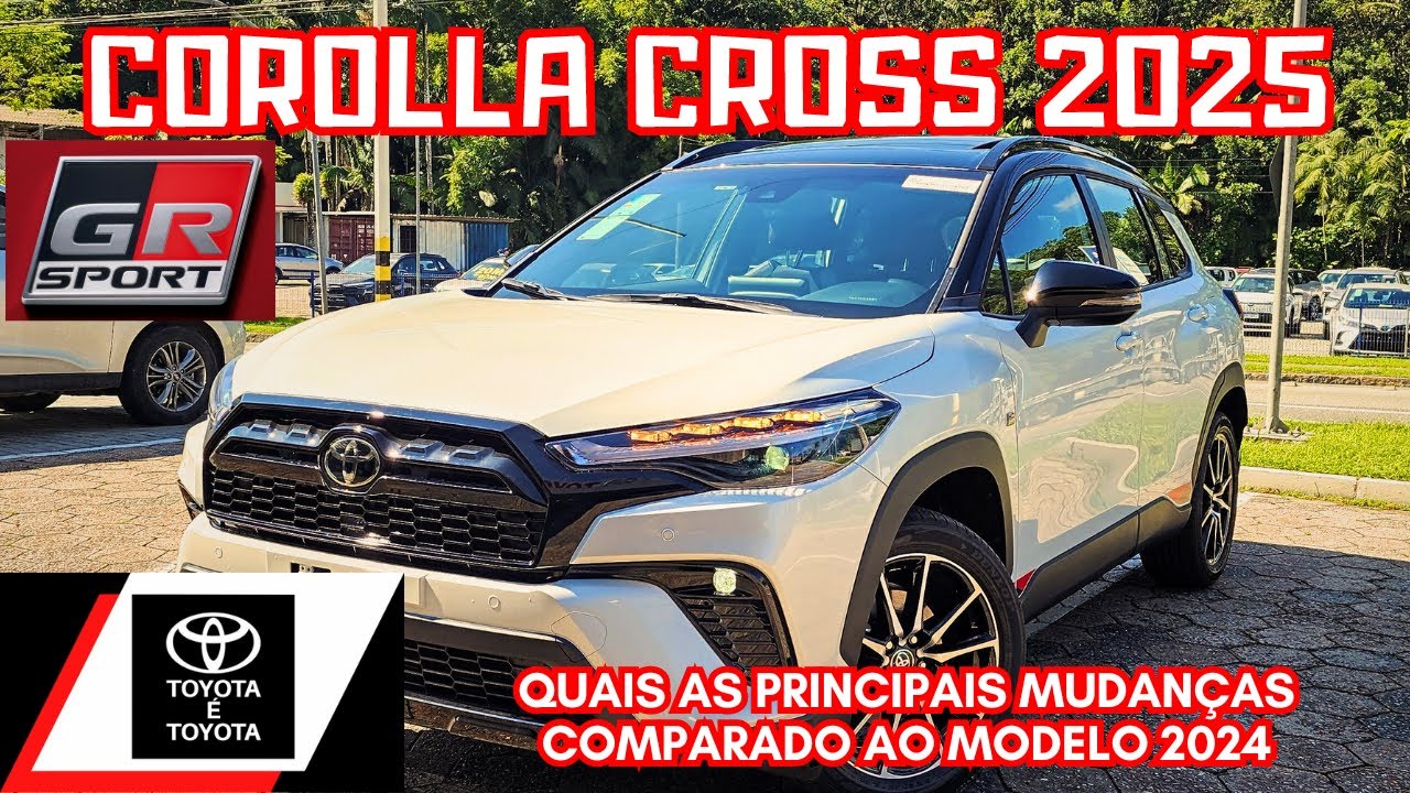 NOVO TOYOTA COROLLA CROSS GR SPORT 2025 2.0 FLEX | QUAIS AS PRINCIPAIS MUDANÇAS NO MODELO 2025