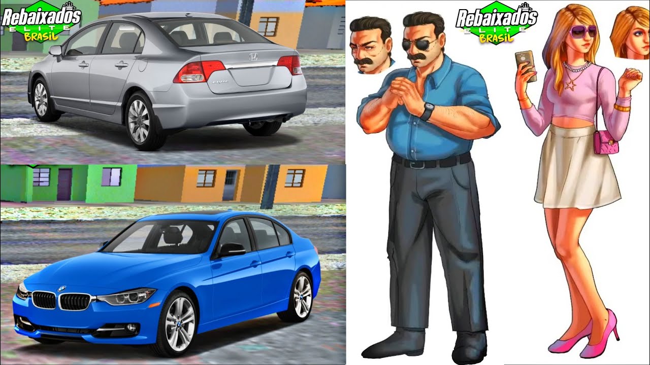 ATUALIZAÇÃO DO REBAIXADOS ELITE BRASIL 4PERSONAGEM NOVOS CARROS NOVOS