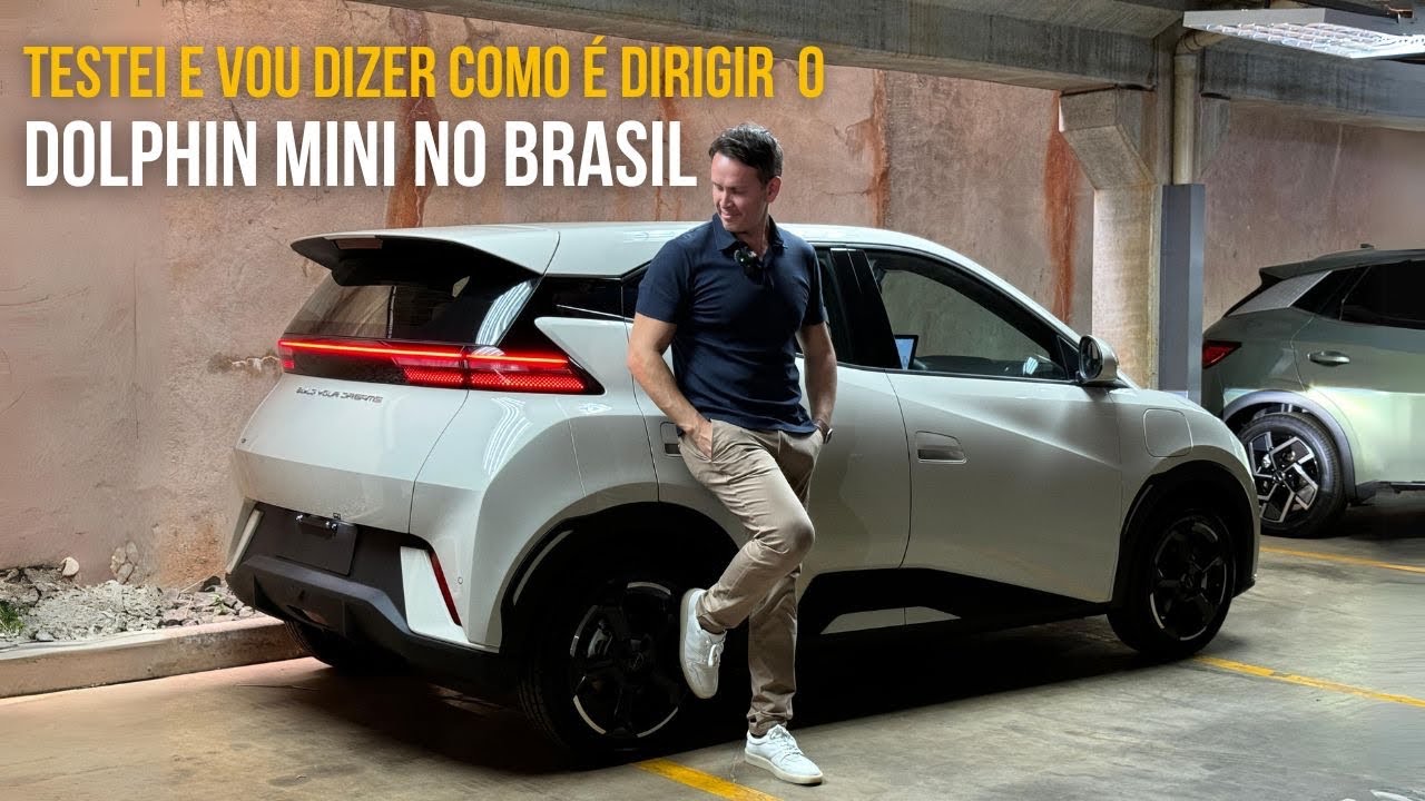 Andamos no BYD Dolphin Mini no Brasil. Veja o que achamos.