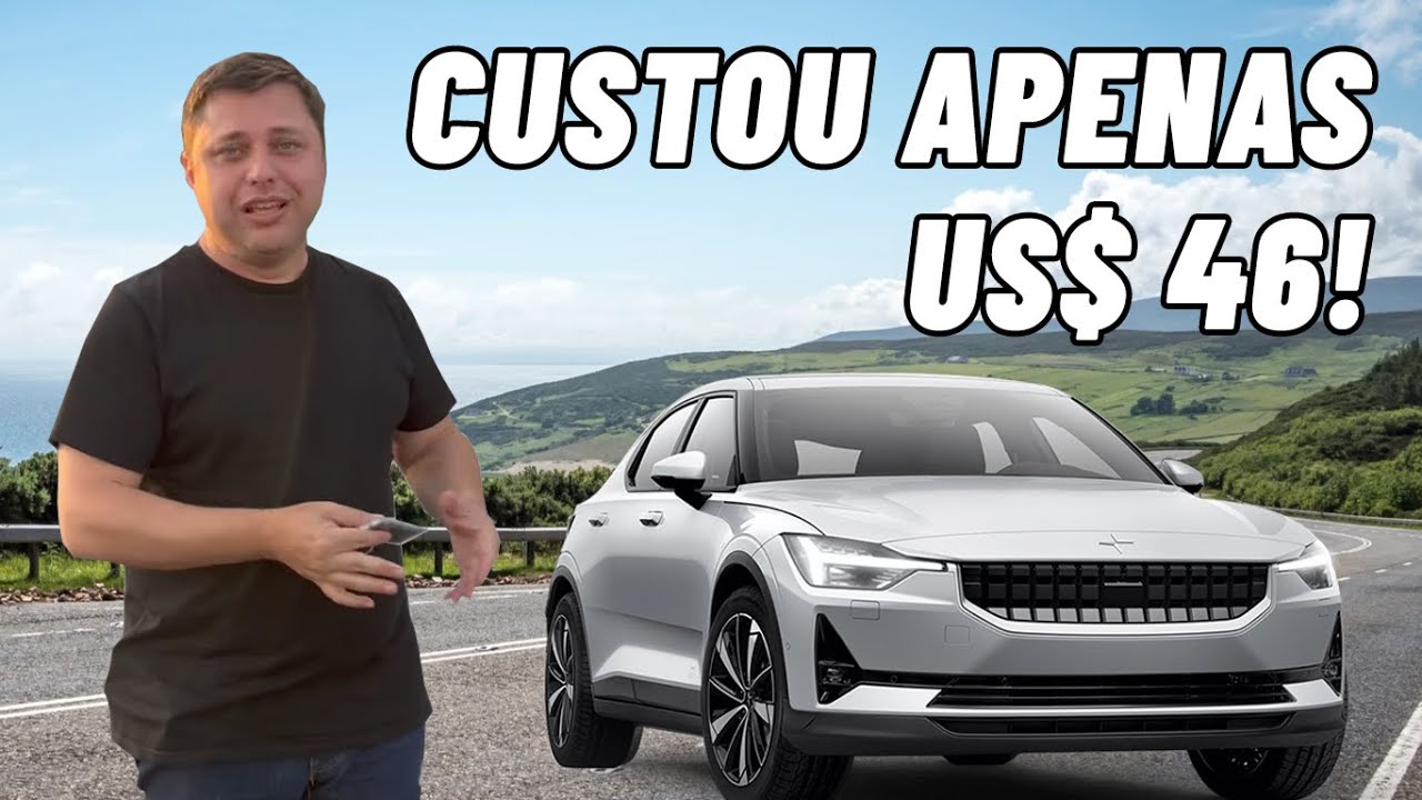 Aluguei um Polestar Elétrico por apenas US$ 46 nos Estados Unidos!