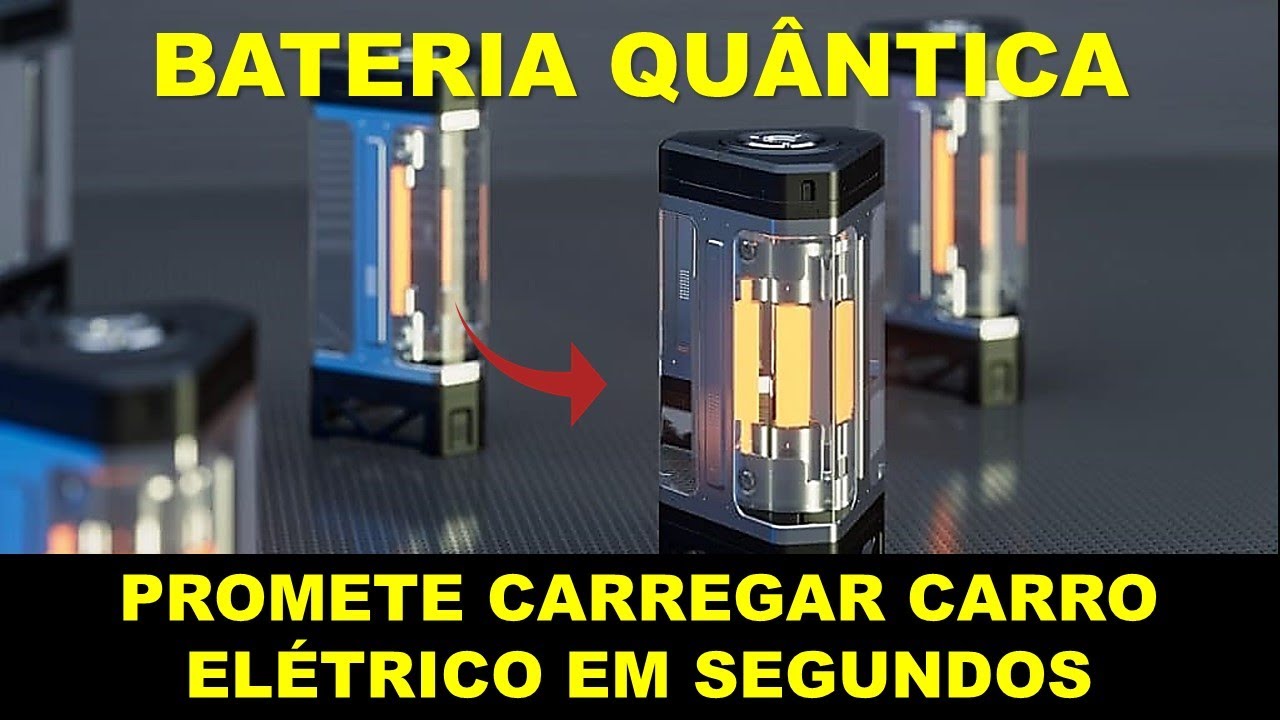 BATERIA QUÂNTICA, PROMETE CARREGAR CARRO ELÉTRICO EM SEGUNDOS