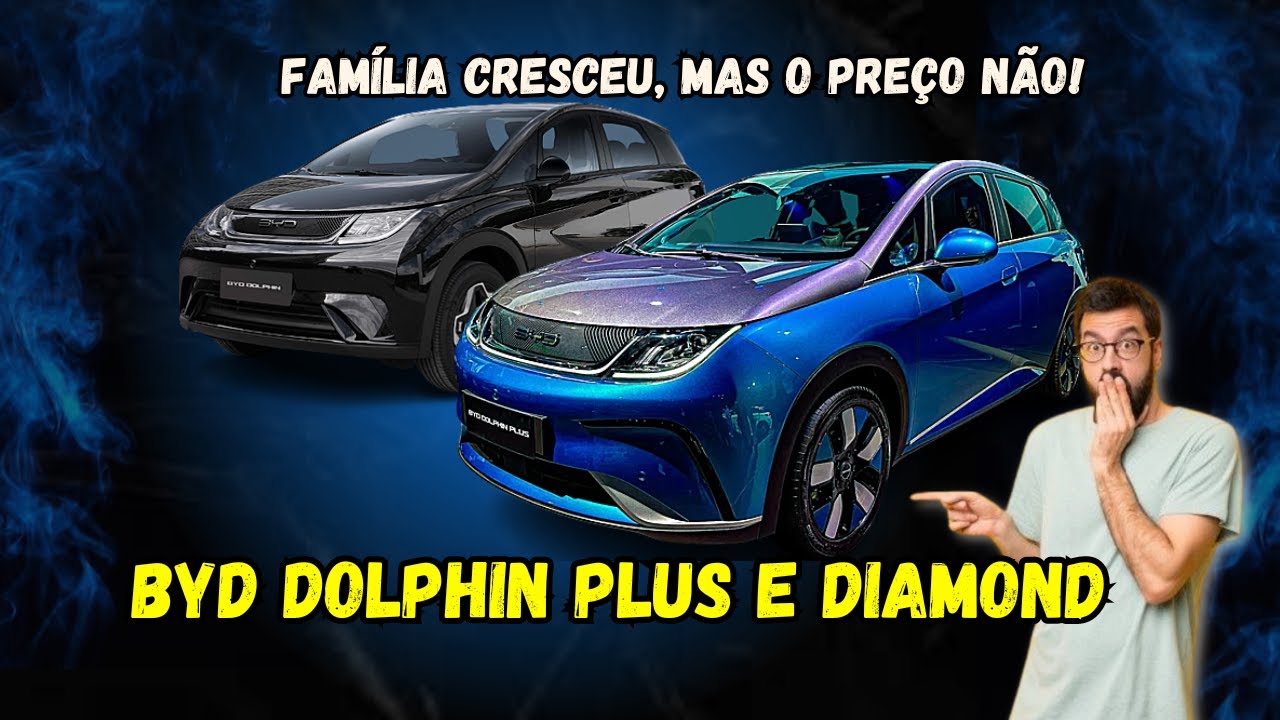 BYD Dolphin Plus e Diamond – O novo Carro elétrico MAIS VENDIDO do mercado?