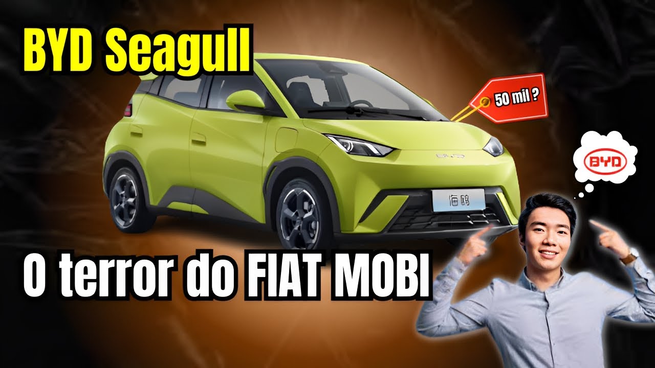 BYD Seagull-O carro elétrico mais barato do Brasil?