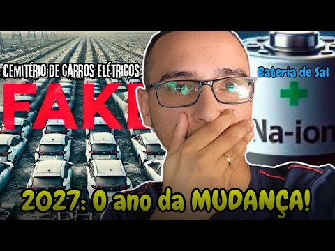 Carro ELÉTRICO vai ter BATERIA DE SAL já em 2027. Campos de Petróleo estão em crise.