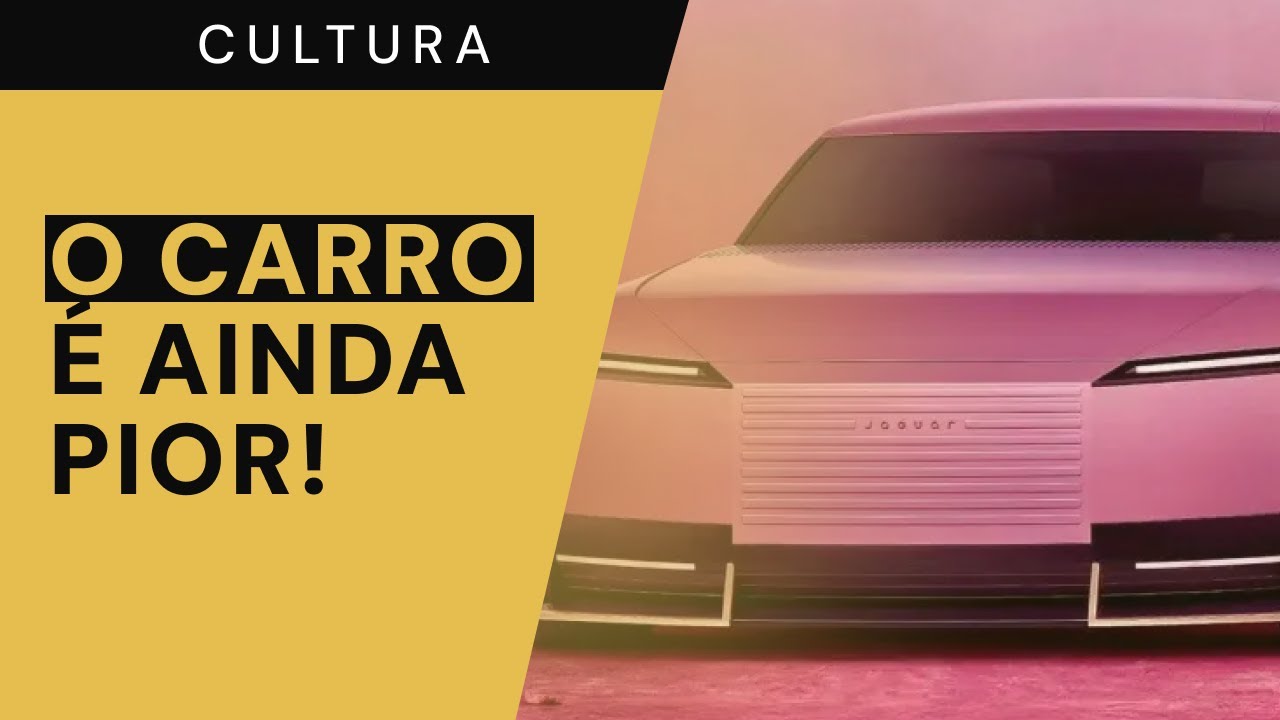 DEPOIS de COMERCIAL LACRADOR, JAGUAR resolve MOSTRAR seu NOVO CARRO ELÉTRICO, que É AINDA PIOR