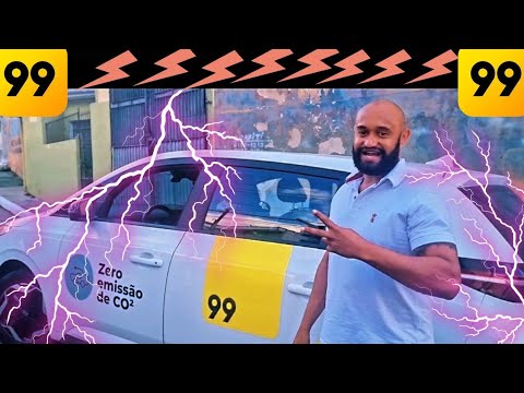 Dirigindo o carro elétrico da 99 agora entendi onde estão os passageiros da uber black 😱  #99pop