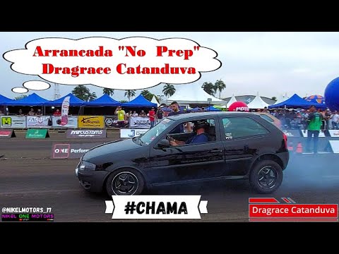 Gol Turbo na Arrancada “No Prep” Dragrace Catanduva, Carros turbo, Aspirados no Aeroporto Catanduva!