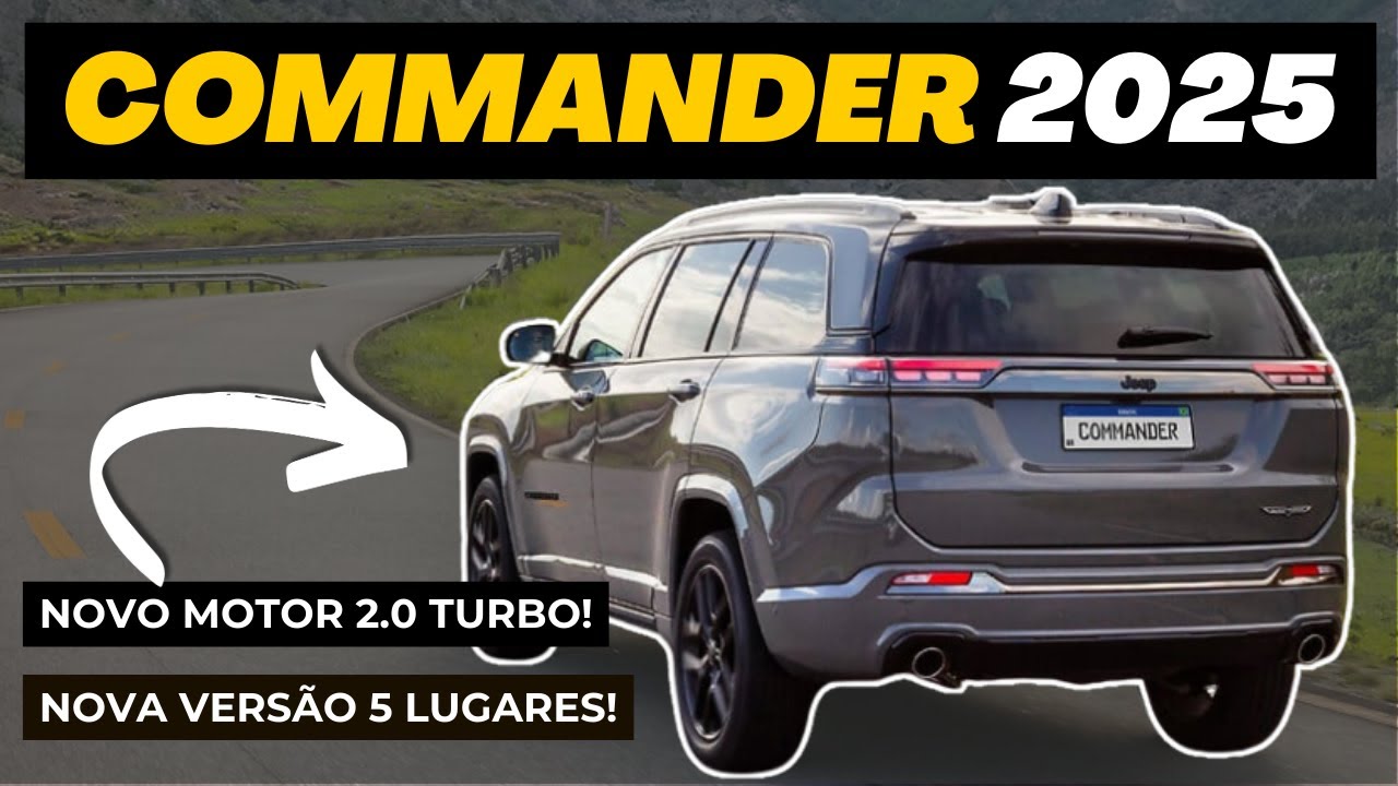 JEEP COMMANDER 2025 – Preços, versões e equipamentos