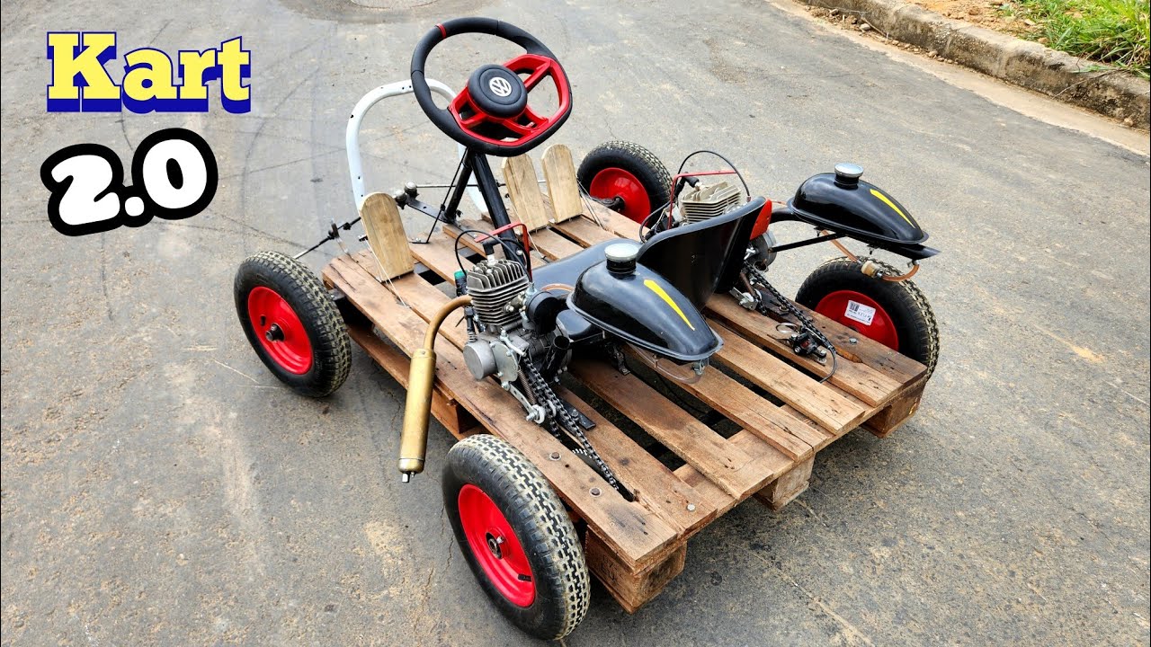 KART de madeira de PALLET versão 2.0