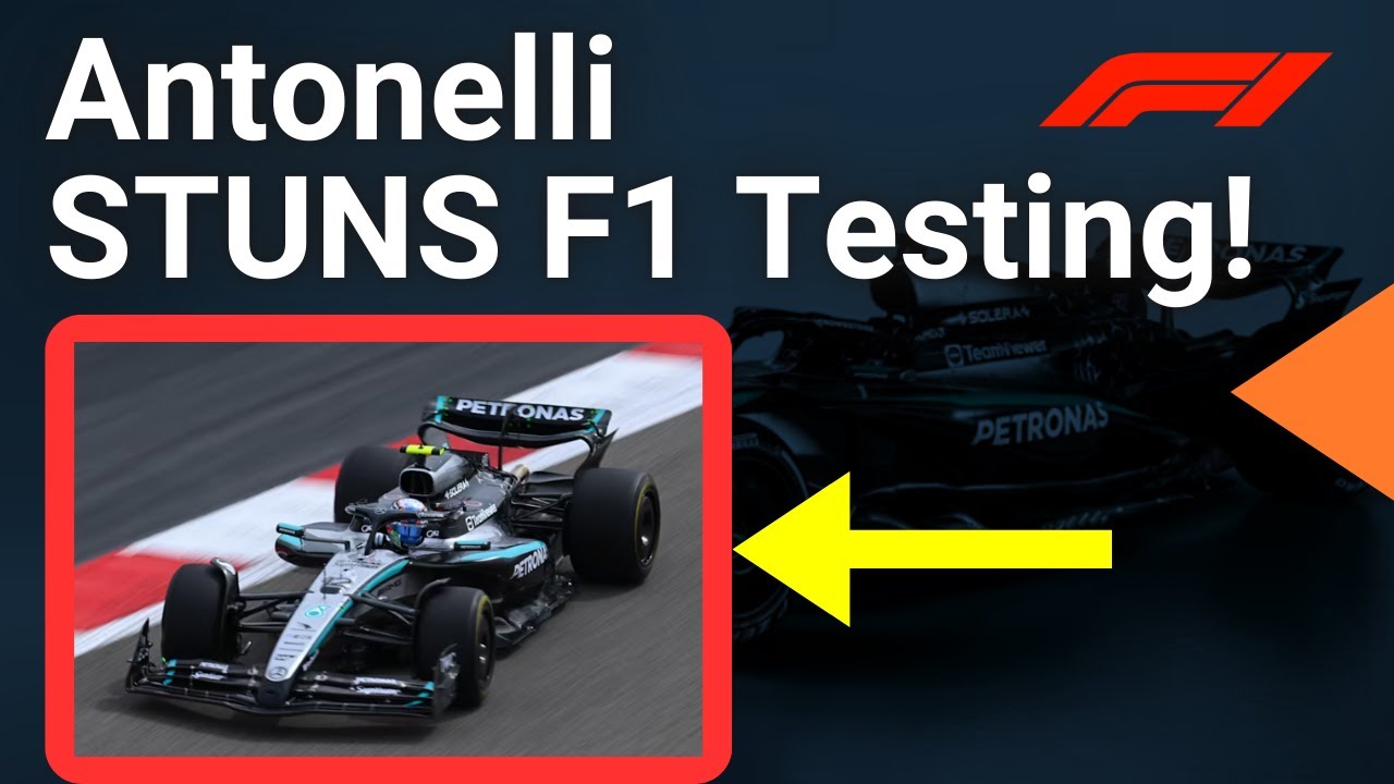 Kimi Antonelli STUNS F1 with Fastest Lap in Pre-Season Testing!