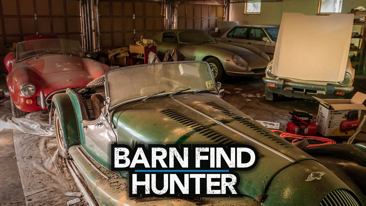 Moving a Ferrari and a Cobra to get to a Triumph TR6 and Morgan Plus 8 | Barn Find Hunter – Ep. 91