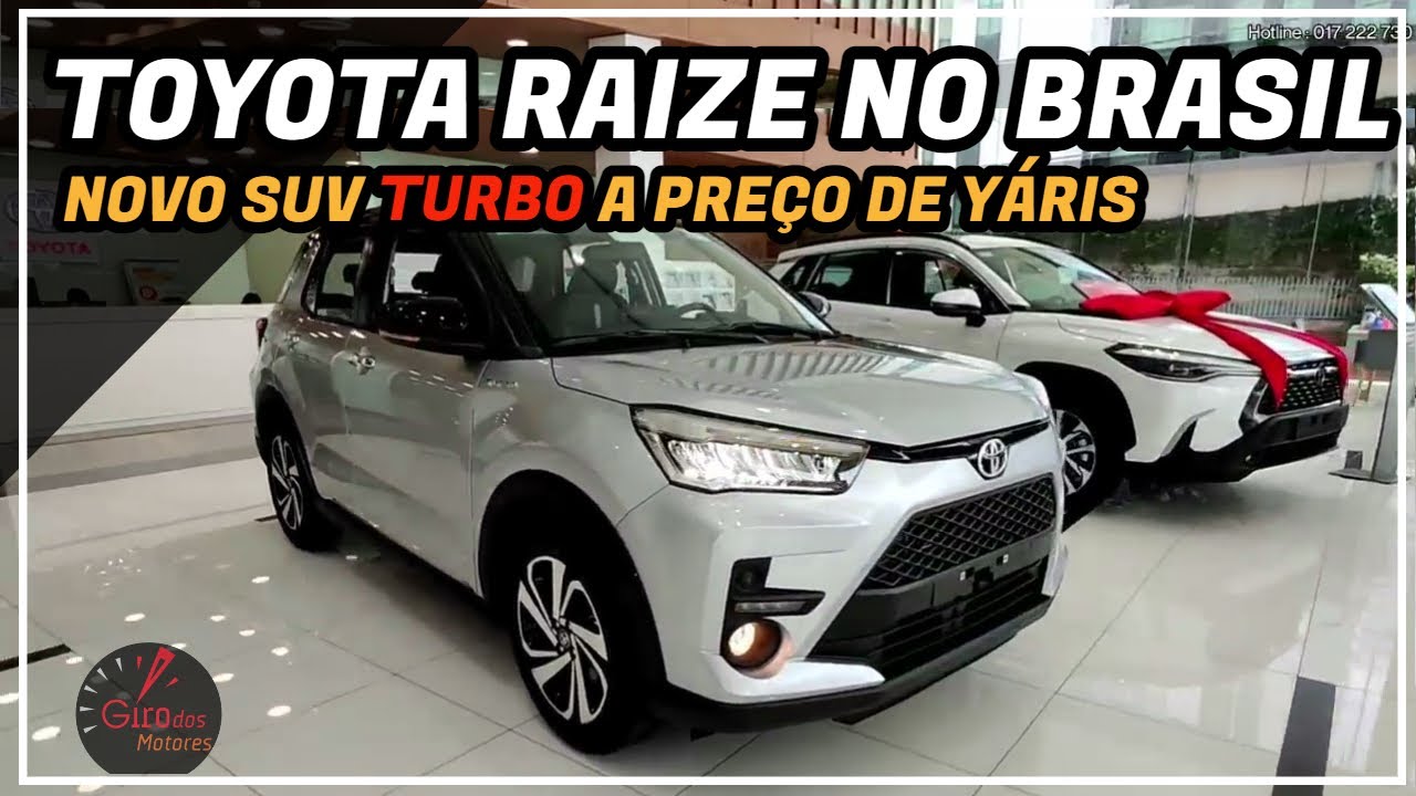 NOVO TOYOTA RAIZE SUV RIVAL DO FIAT PULSE PRIMEIRO TOYOTA TURBO A PREÇO DE YÁRIS
