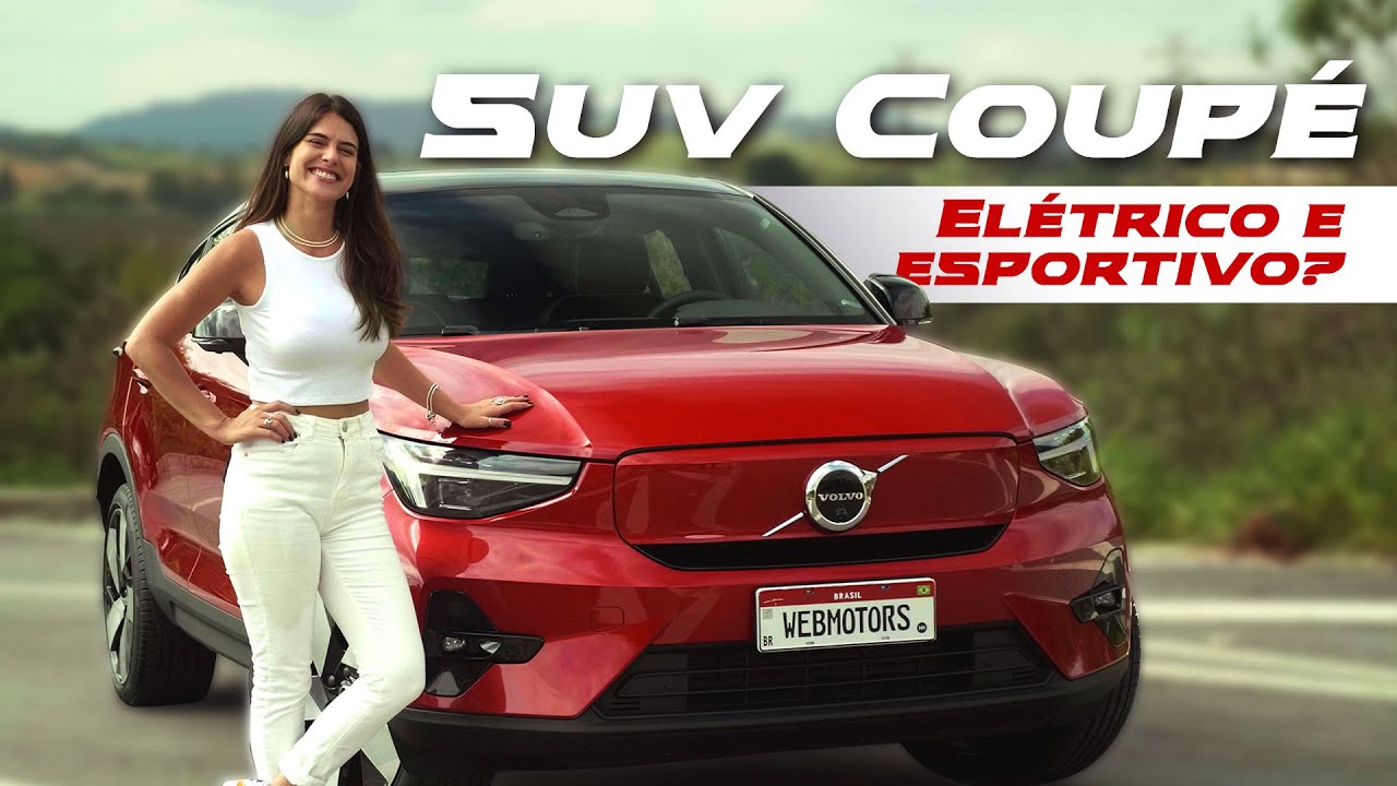 Novo Volvo C40: o SUV Cupê 100% elétrico que ultrapassa os 400 cv de potência.