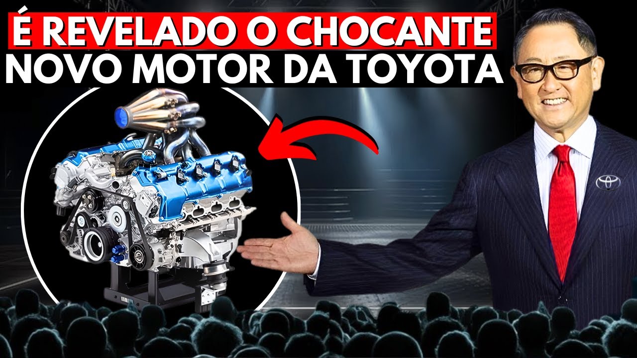 O novo motor REVOLUCIONÁRIO da Toyota que vai DESTRUIR os carros elétricos!